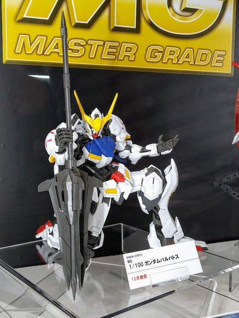 展示されたmgガンダムバルバトス もう少しポージングを頑張ってほしかった ガンダム宇宙世紀アムロとシャア