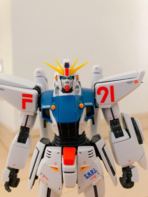 ガンプラ F91の素組でデカール貼っただけでめっちゃかっこよくなった ガンダム宇宙世紀アムロとシャア